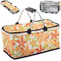 Thermal picnic basket shopping basket