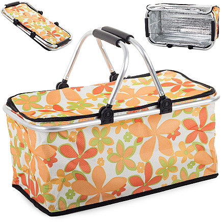 Thermal picnic basket shopping basket
