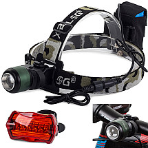 Bailong bicycle headlamp cree xml t6 zoom