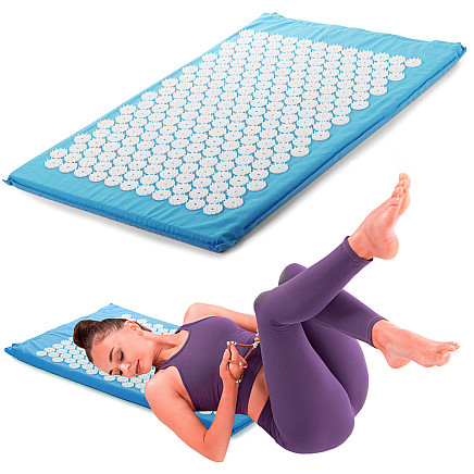 Health mat for acupressure for pain stress spikes