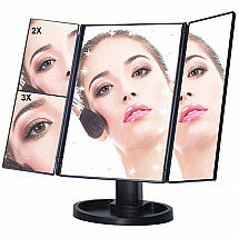 Led illuminated cosmetic make-up mirror