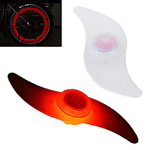 Luminiscējošs LED velosipēda spieķa vāciņš sarkans