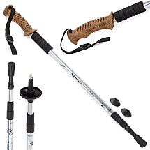 Nordic walking cork walking stick