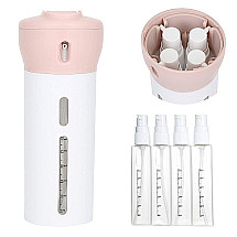 Travel organizer for cosmetics liquid dispenser