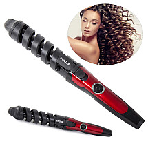 Spiral curling iron curls ceramic head