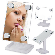 Зеркало для макияжа со светодиодной подсветкой для косметики