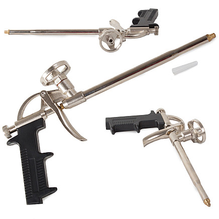 Metal installation foam gun