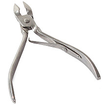 Precision nail clippers for cutting cuticles