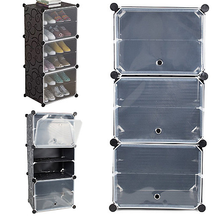 Modular shoe shelf shoe rack wardrobe