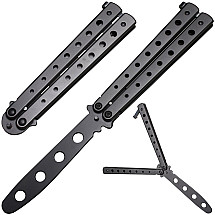 Blunt butterfly training knife