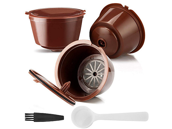 Atkārtoti lietojamās kapsulas kafijas pagatavošanai, Dolce Gusto kafijas automātiem, 3 gab.