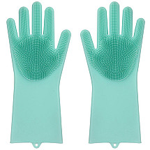 Dishwashing gloves silicone kitchen scrubber