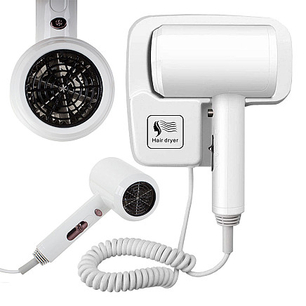 Hotel pool hair dryer handle