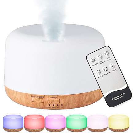 Humidifier diffuser aromatherapy remote control rgb