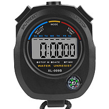Digital electronic stopwatch with compass timer