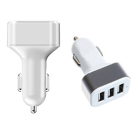 Car car charger for cigarette lighter sockets 3xusb