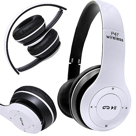 Wireless headphones p47 bluetooth microphone mp3