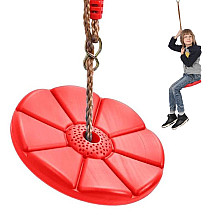 Children's garden swing flower disc circular