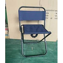 Fishing chair folding backrest with handle