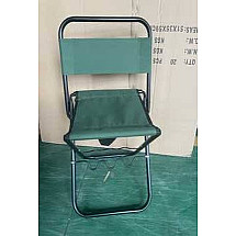 Fishing chair folding backrest with handle