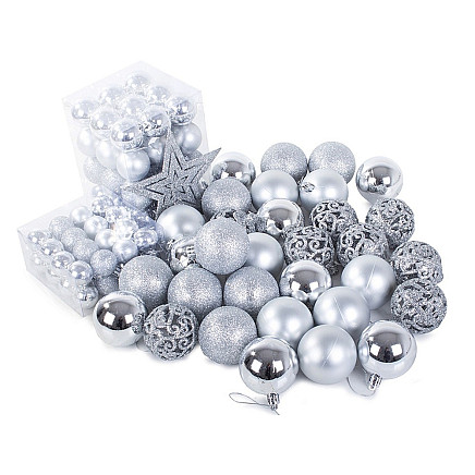 Christmas tree tops 6/4/3 cm kit 100 pieces