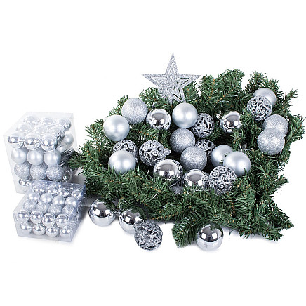 Christmas tree tops 6/4/3 cm kit 100 pieces