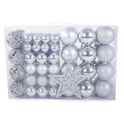 Christmas tree tops 6/4/3 cm kit 100 pieces