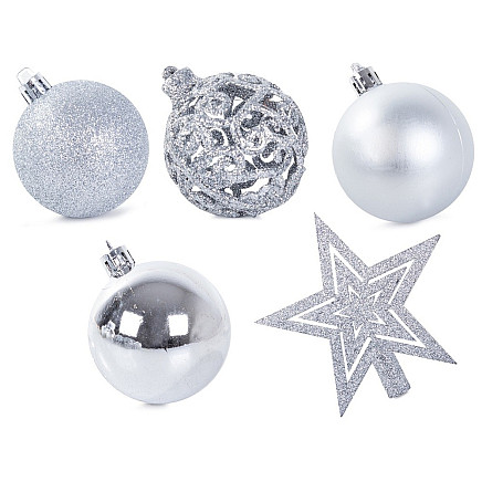 Christmas tree tops 6/4/3 cm kit 100 pieces