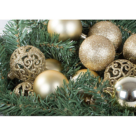 Christmas tree tops 6/4/3 cm kit 100 pieces