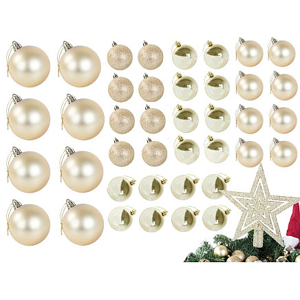 Christmas tree tops 6/4/3 cm kit 100 pieces