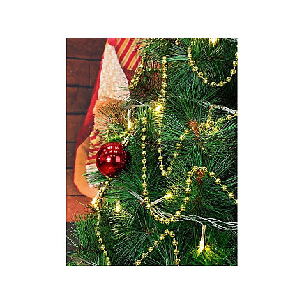 Christmas tree chain beads garland spool reed