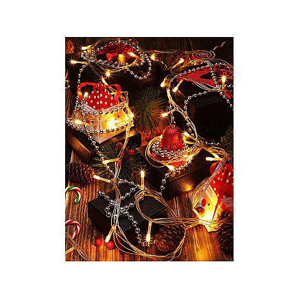 Christmas tree chain beads garland spool reed