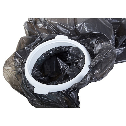 Sack holder waste basket hanging clamp