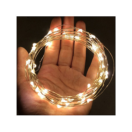 MIKRO AIZKARI 300 LED SILTI BALTS 3x3m