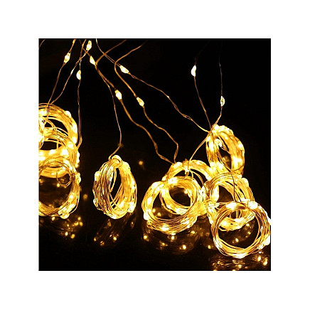 MIKRO AIZKARI 300 LED SILTI BALTS 3x3m