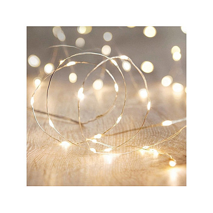 MIKRO AIZKARI 300 LED SILTI BALTS 3x3m