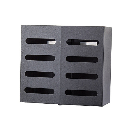 Wall-mounted cutlery organiser drainer