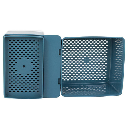 Dish liquid dispenser sponge container drainer