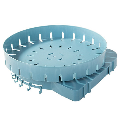 Bathroom swivel shelf kitchen organiser