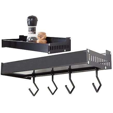 Kitchen wall shelf spice rack