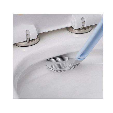 Silicone toilet brush toilet hook