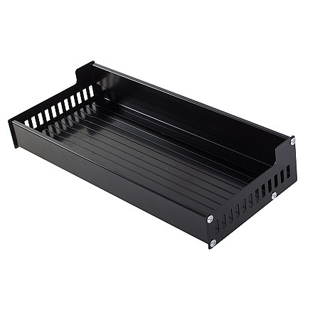 Wall-mounted kitchen shelf for spices