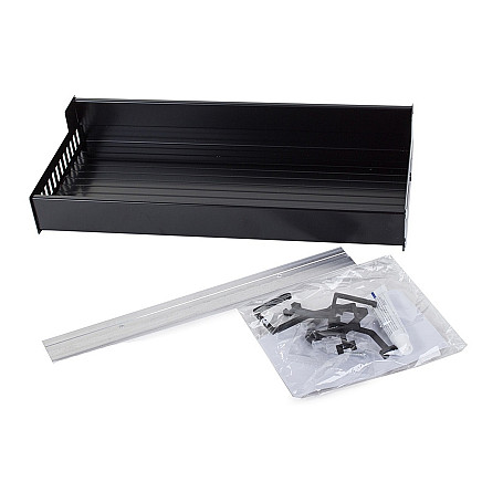 Wall-mounted kitchen shelf for spices