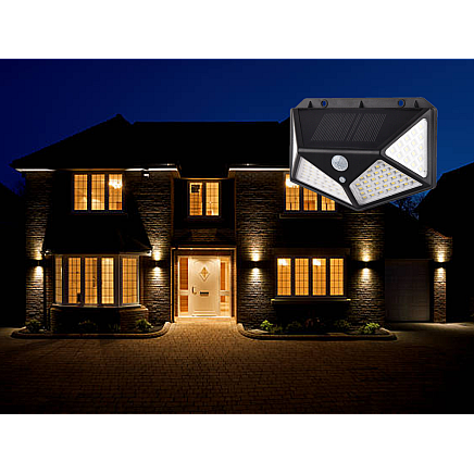 Solar lamp 100 led with twilight movement sensor