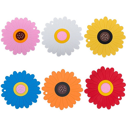 Silicone potholder for mugs and pans