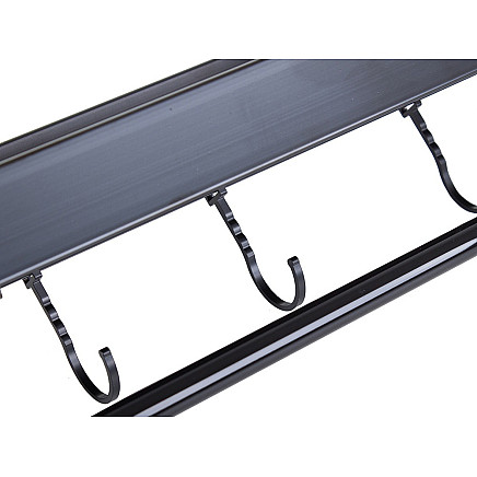 Kitchen wall-hung shelf organiser