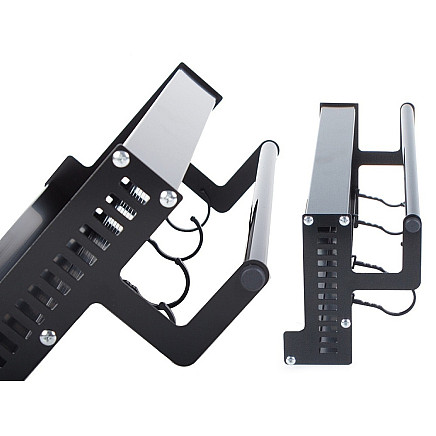 Kitchen wall-hung shelf organiser