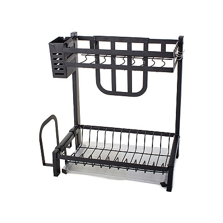 Double-decker dishwasher drainer