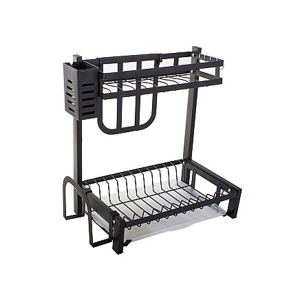 Double-decker dishwasher drainer