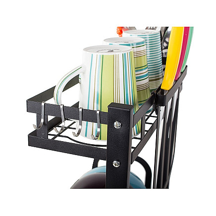 Double-decker dishwasher drainer